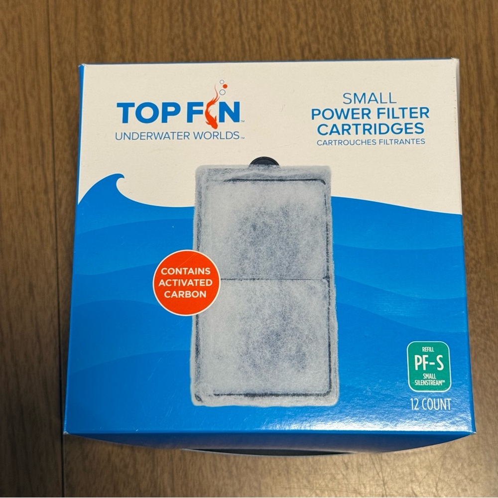 Top Fin Small Power Filter Cartridges - PF-S (12 Count)